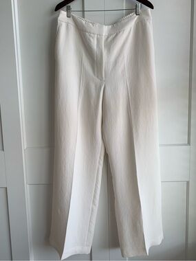 Wilfred Alanya Crepe Pant High Rise Wide-Leg with elastic waist band women's 16